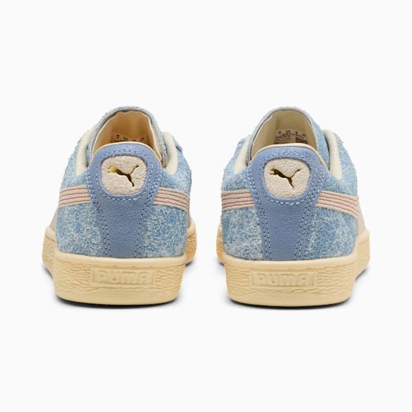 PUMA Suede Denim Blue-Vintage Cream-Gold puma shoes for men  womens shoes  roma shoes