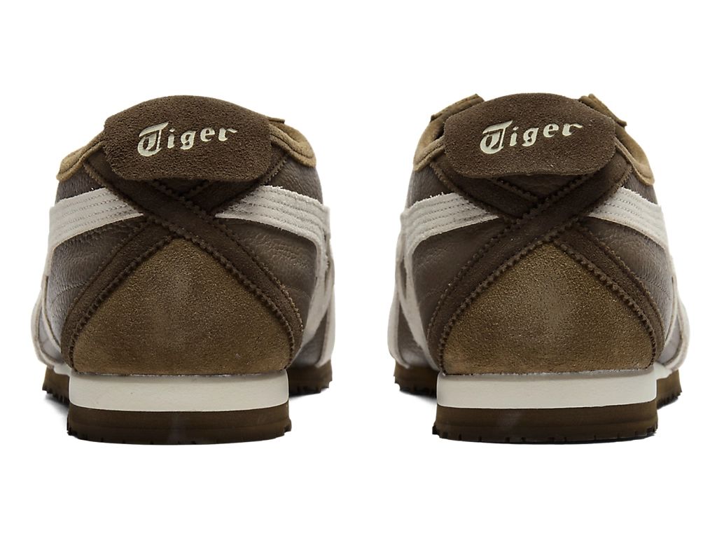Onitsuka Tiger Mexico 66 Unisex Sneakers ¨C Brown Off-White Stripe  running shoes women asics mens shoes