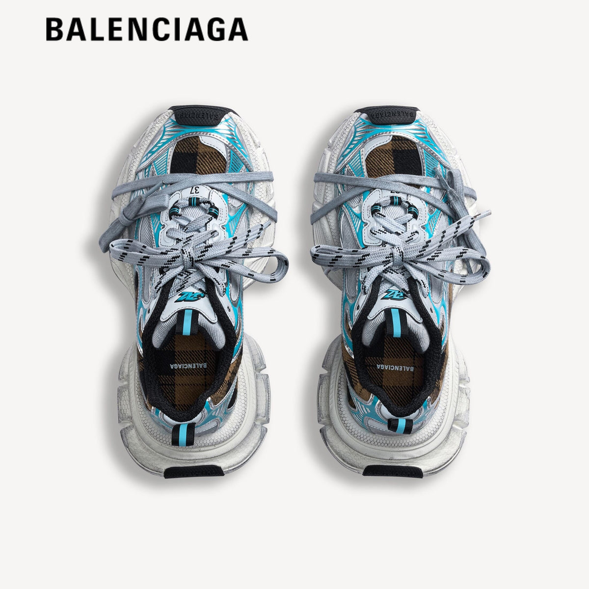 Balenciaga 3XL Tulle men's shoes  women sneakers