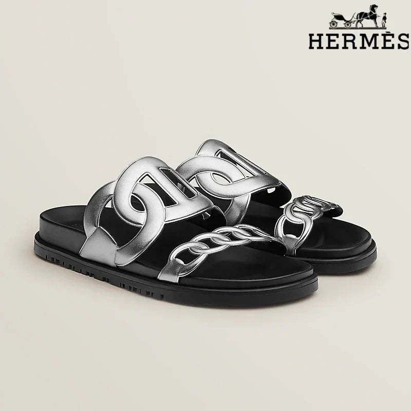 Herm¨¨s Extra Silver Sandal