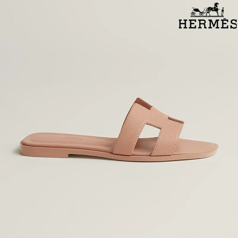 Herm¨¨s Oran Nude Flat Sandal