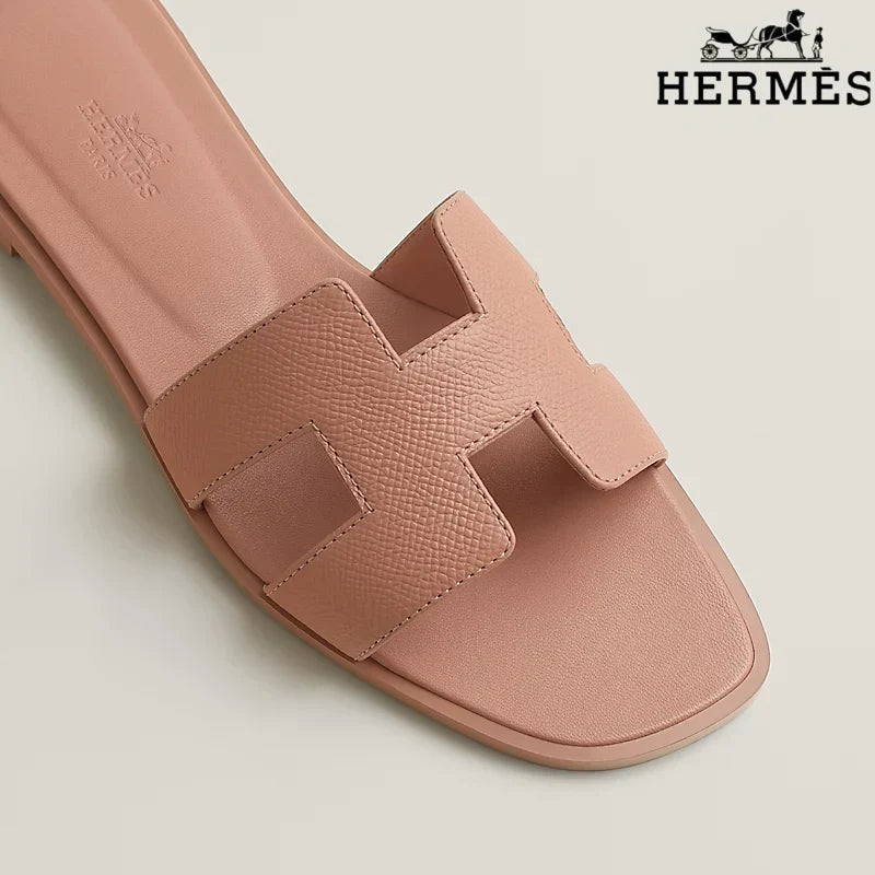 Herm¨¨s Oran Nude Flat Sandal