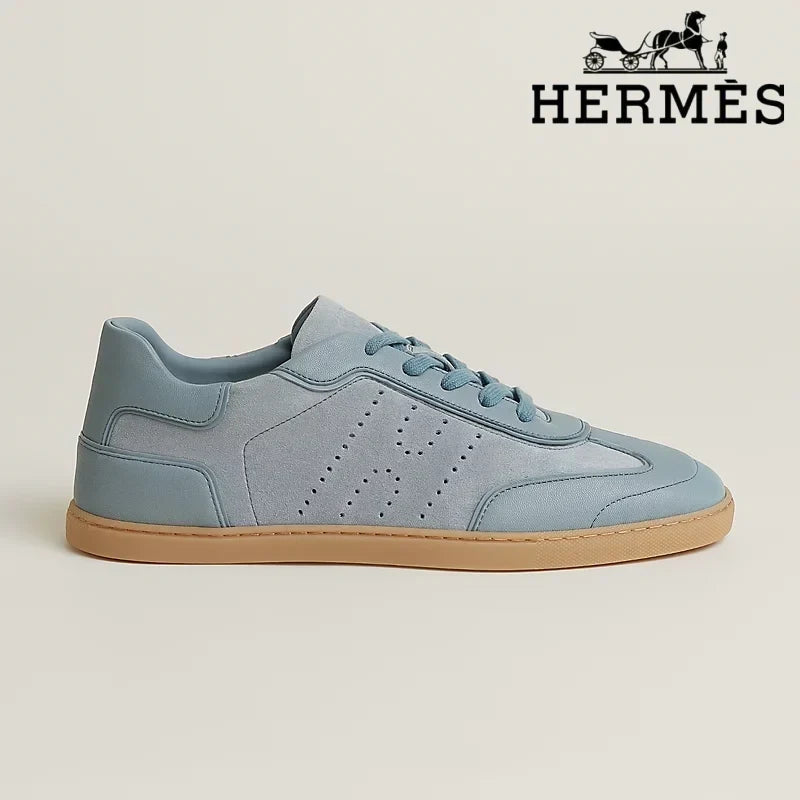 Herm¨¨s Boomerang Light Blue Sneaker