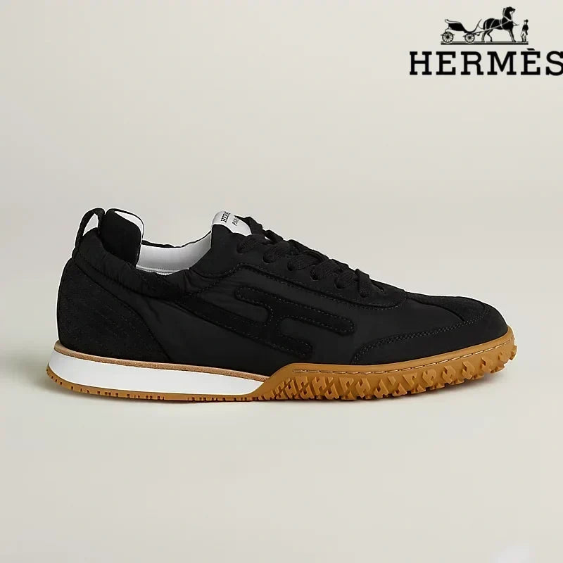 Herm¨¨s Black Bouncing Sneakers