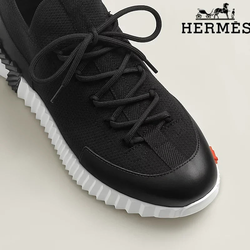 Herm¨¨s Black Electric Sneakers