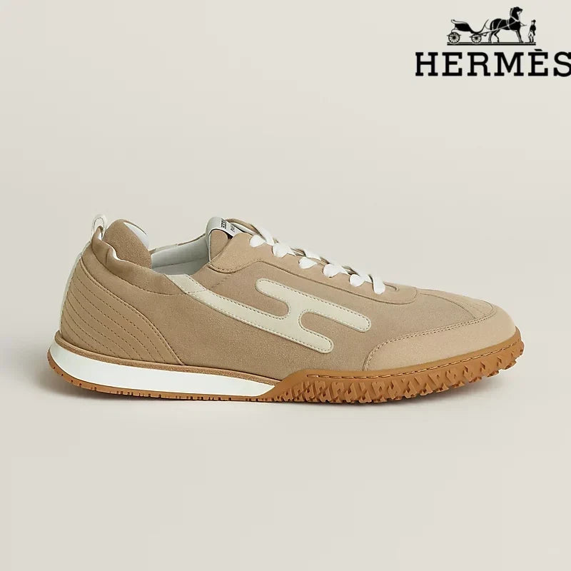 Herm¨¨s Beige Bouncing Sneakers