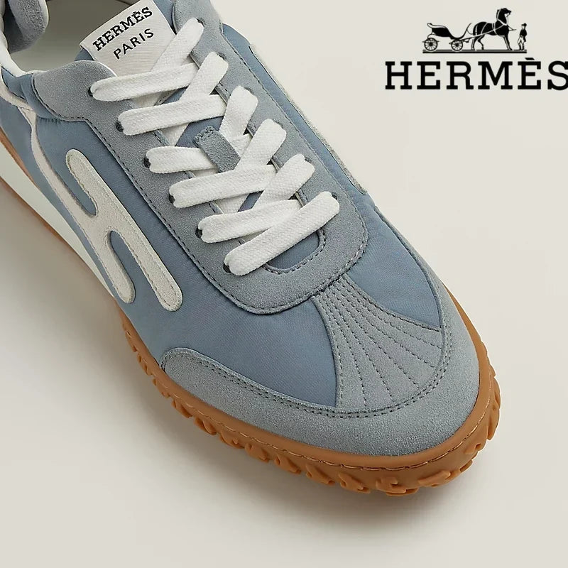 Herm¨¨s Jet Sneaker in Bleu Poudre