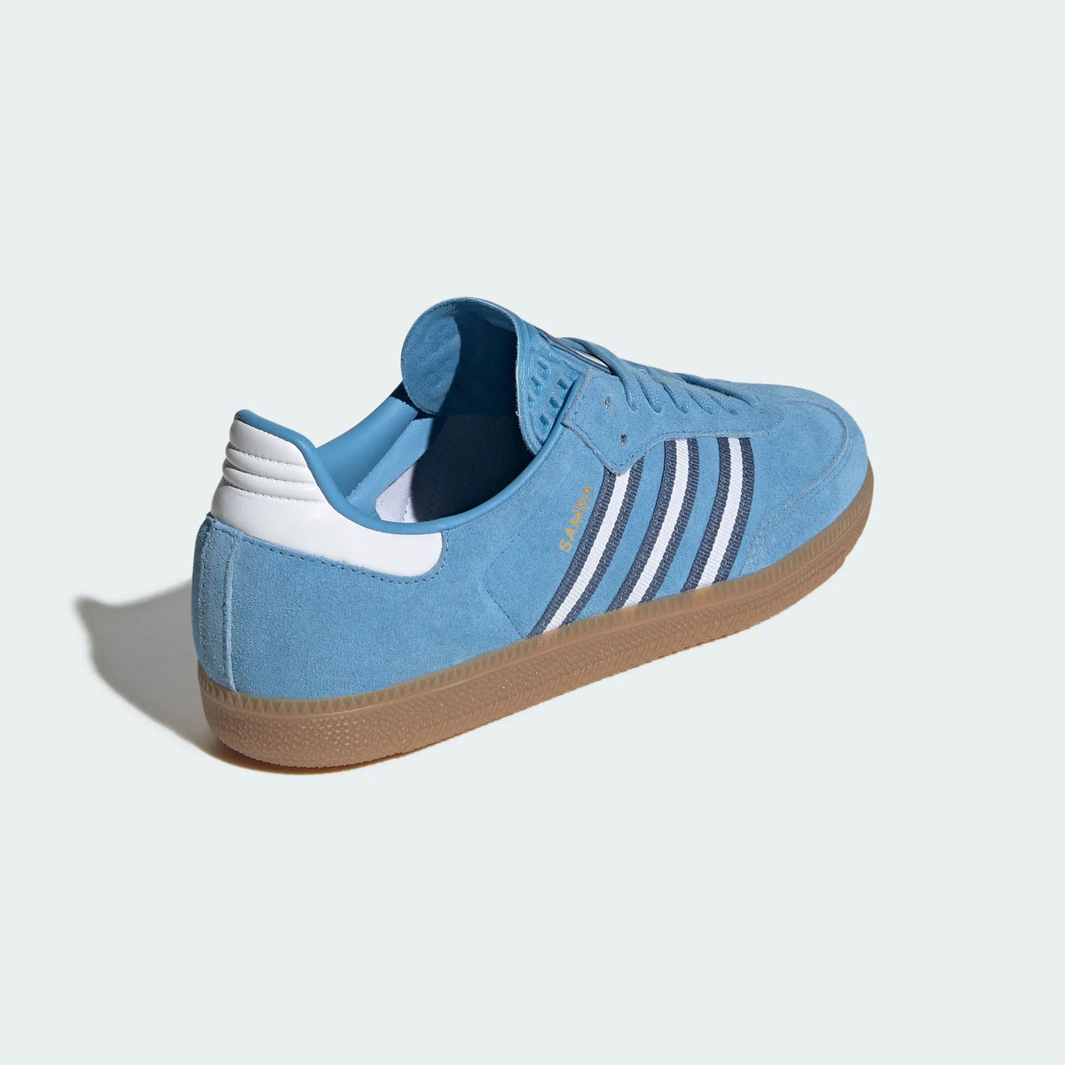 Adidas Originals ¨C Light Blue / White Suede Casual Sneakers