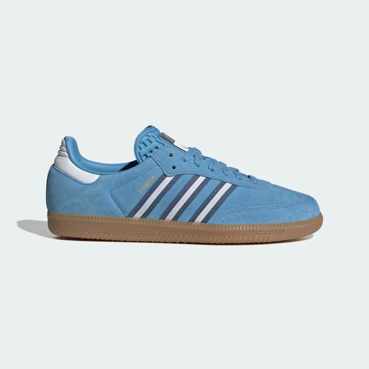 Adidas Originals ¨C Light Blue / White Suede Casual Sneakers
