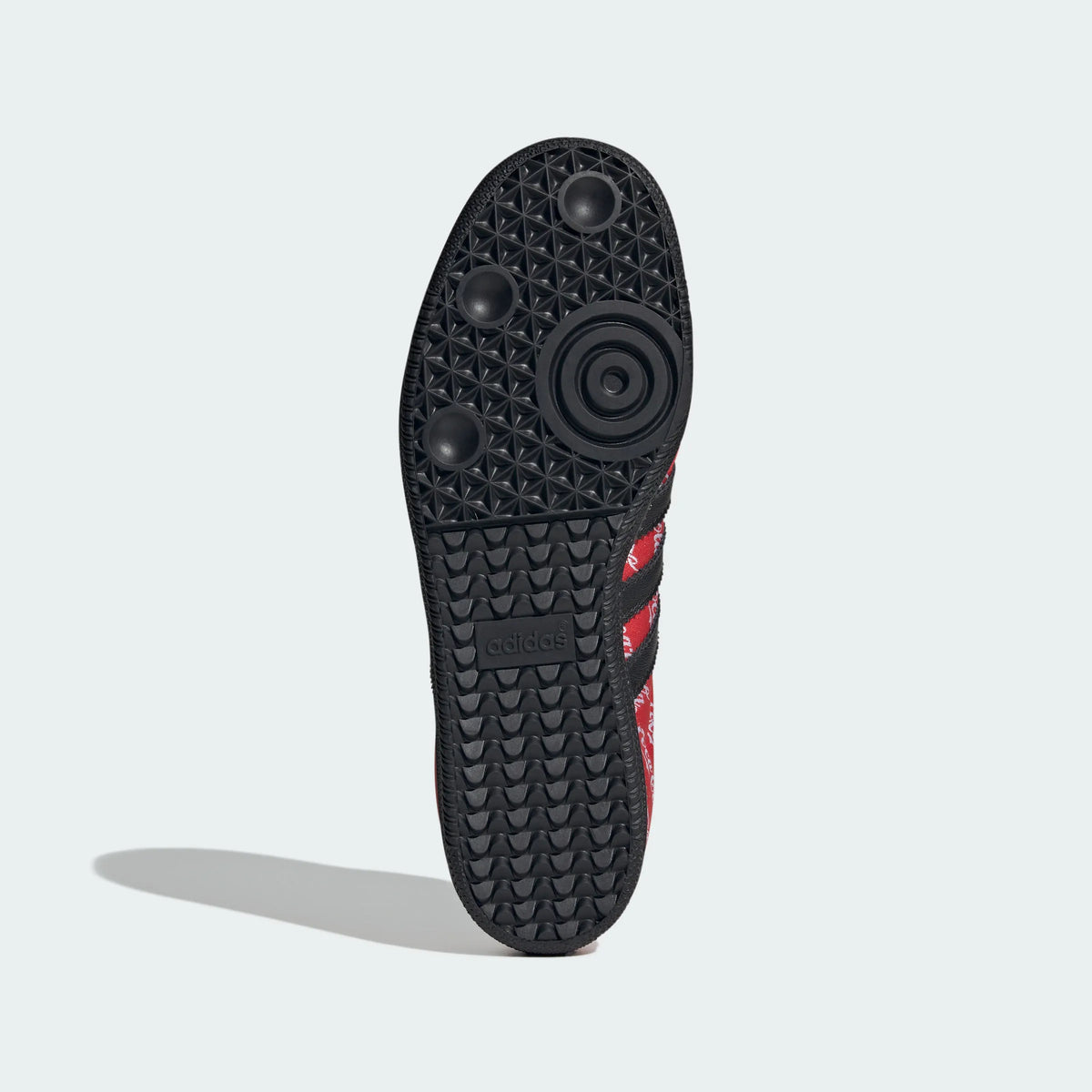 Adidas Originals ¨C Red / Black Coca-Cola Print Suede Casual Sneakers