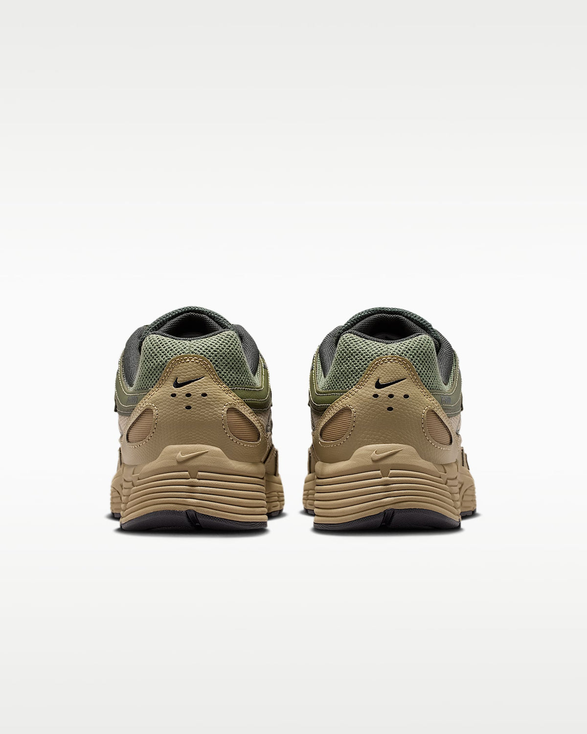 Nike P-6000 ¨C Olive Green / Tan Mesh Athletic Sneakers