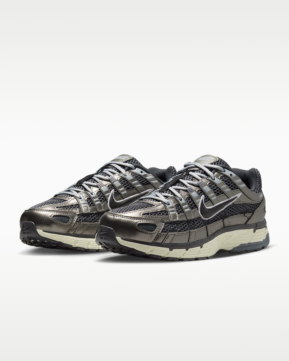 Nike P-6000 ¨C Metallic Olive / Black Mesh Athletic Sneakers
