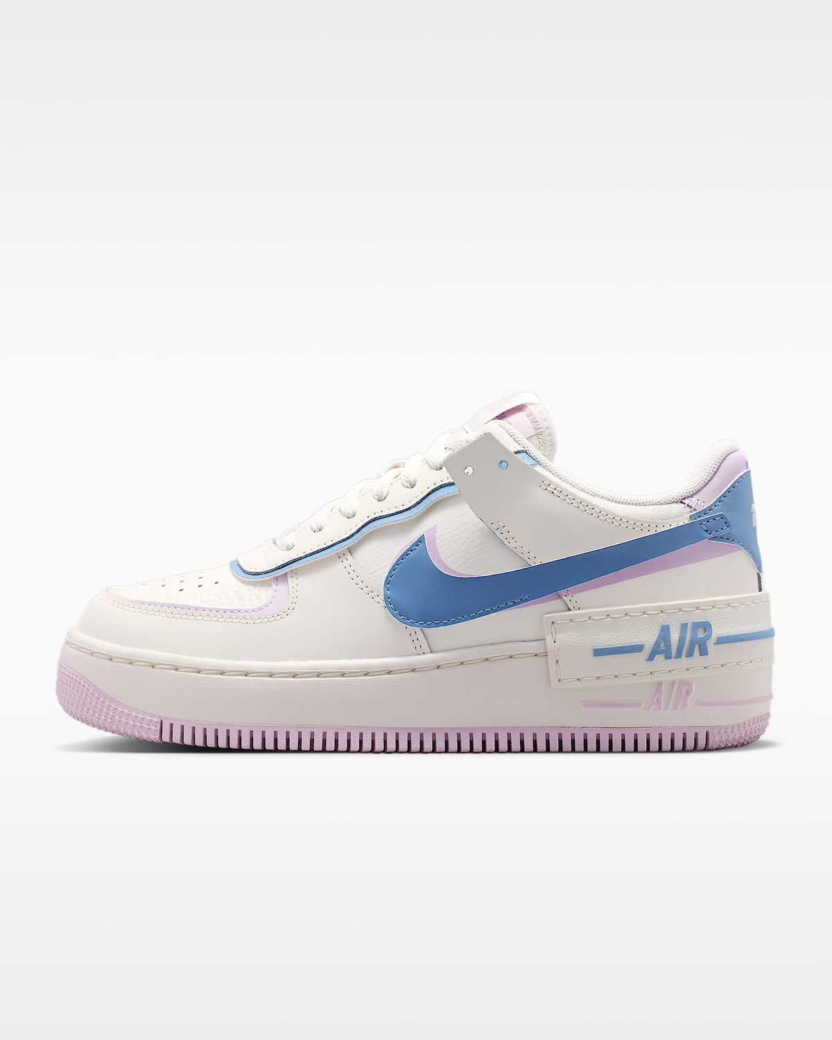 Nike Air Force 1 Shadow White Blue Lavender Sneakers mens low top shoes