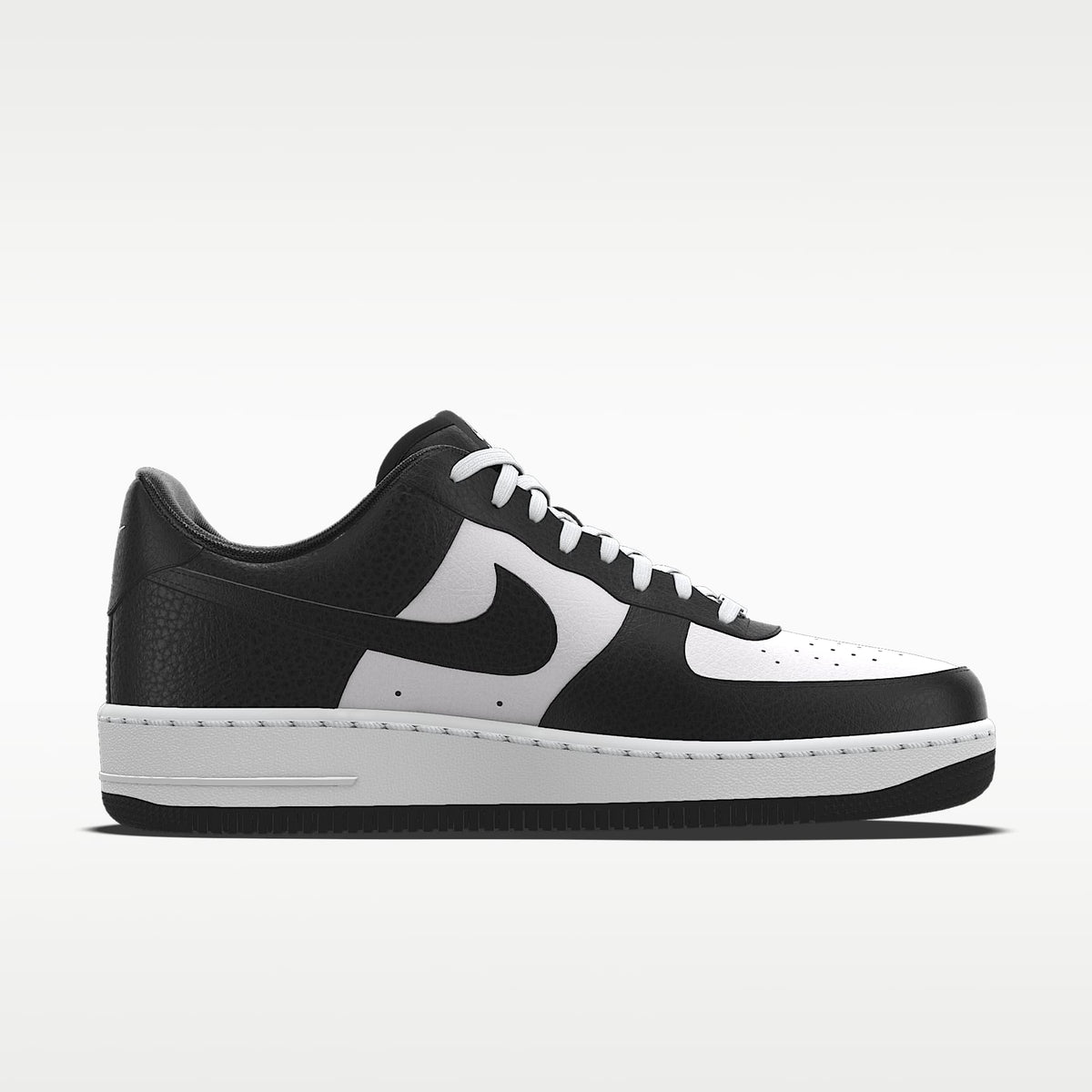 Nike Air Force 1 '07 Black White Panda Color-Block Sneakers mens low top shoes