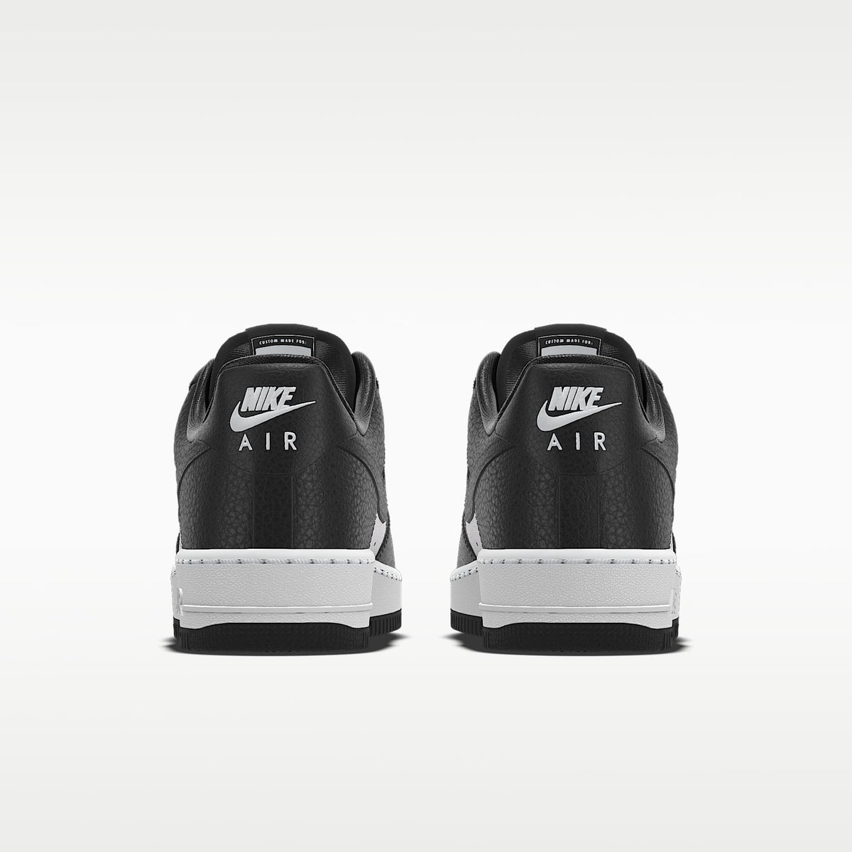 Nike Air Force 1 '07 Black White Panda Color-Block Sneakers mens low top shoes