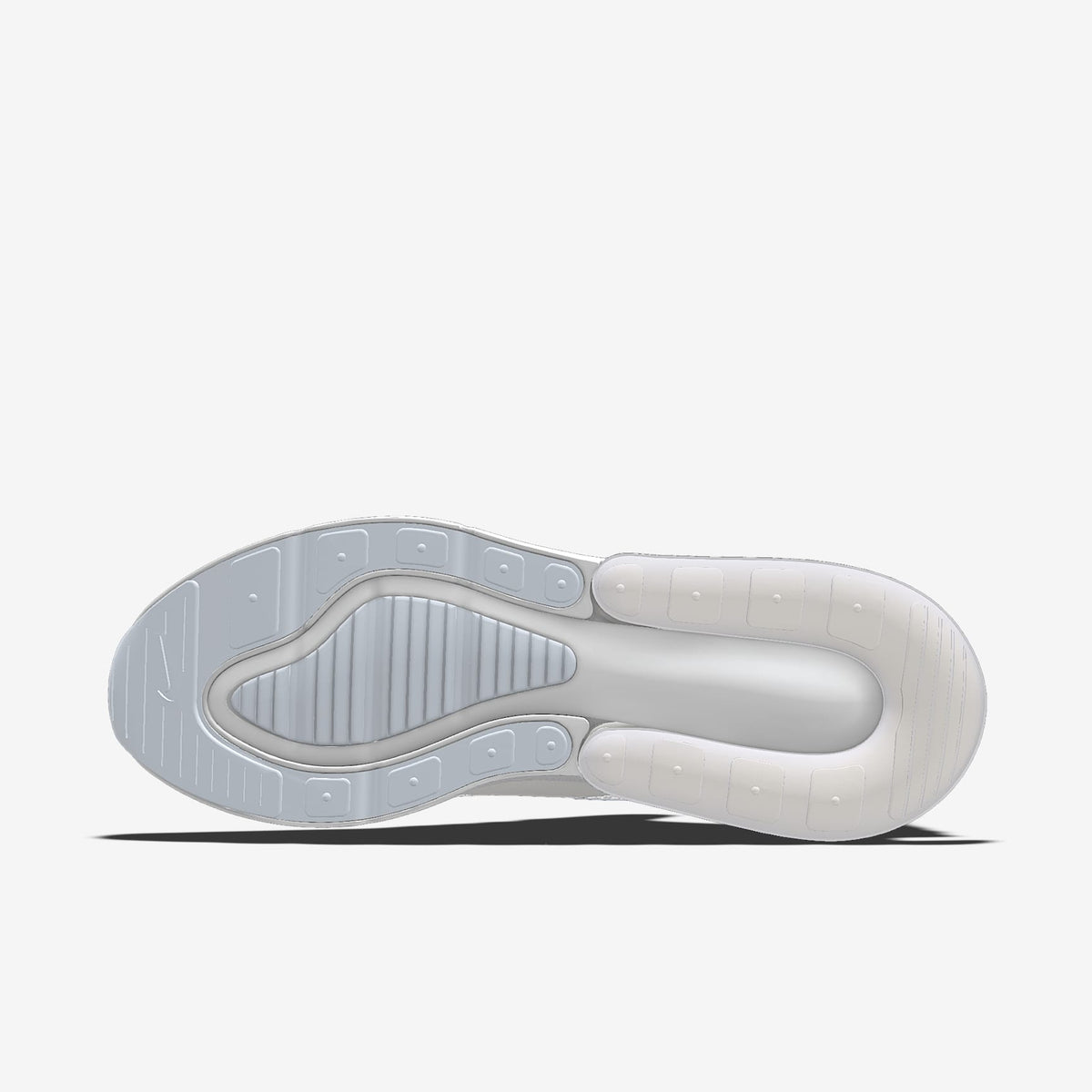 Nike Air Max 270 By You ¨C Off-White/Silver Custom Sneaker