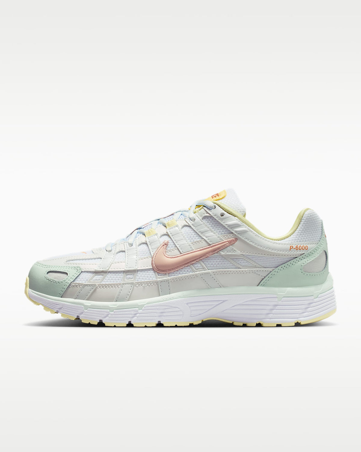 Nike P-6000 ¨C White / Pink / Mint Mesh Athletic Sneakers