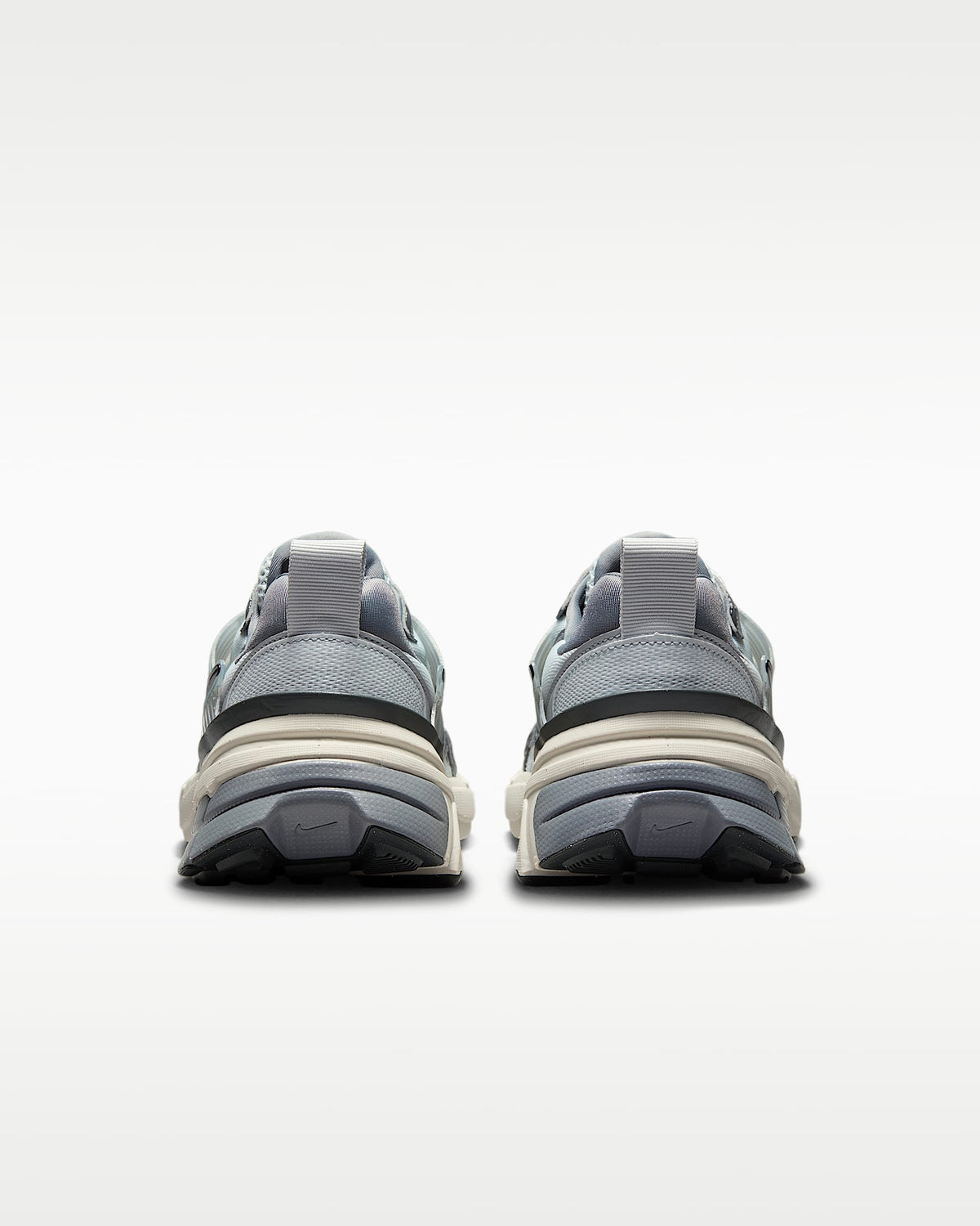 Nike V2K Run ¨C Grey / Silver Mesh Athletic Sneakers
