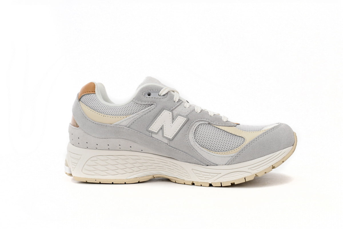 New Balance 2002R Women's & Men's Grey & Cream Retro Lifestyle Sneakers