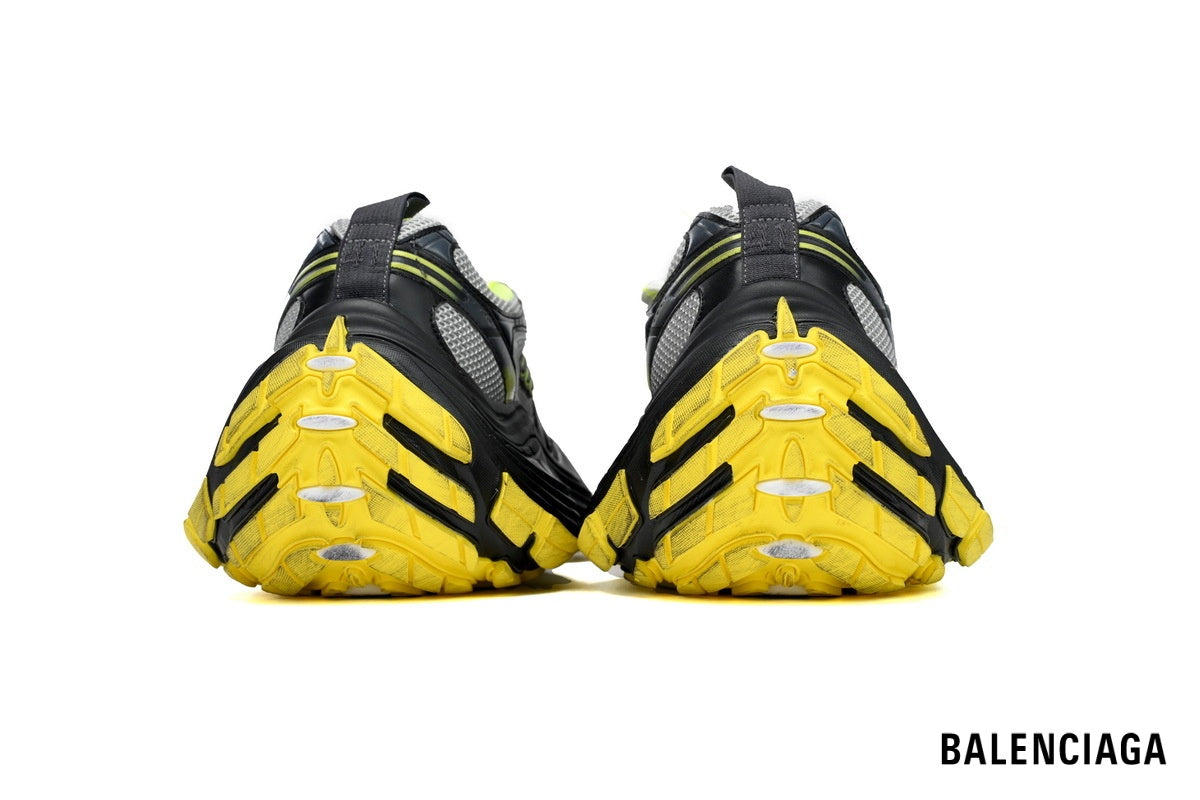 Balenciaga 10XL men's shoes  women sneakers ¨C Black, Grey & Yellow