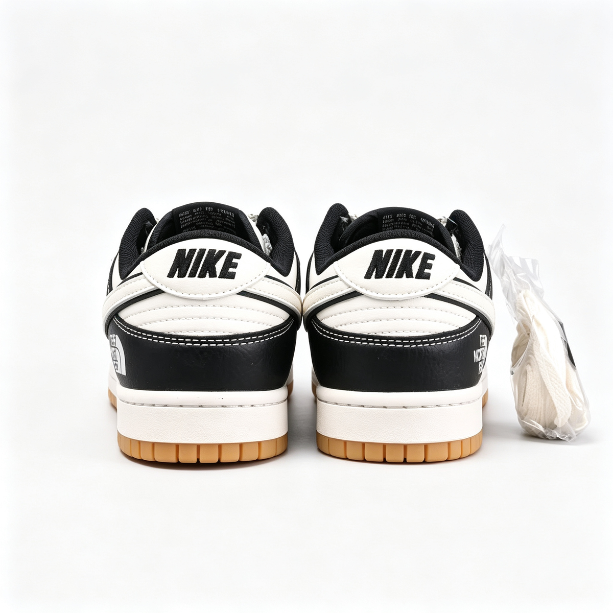 Nike Dunk Low Custom ¡ª Off-White x The North Face Black Gum
