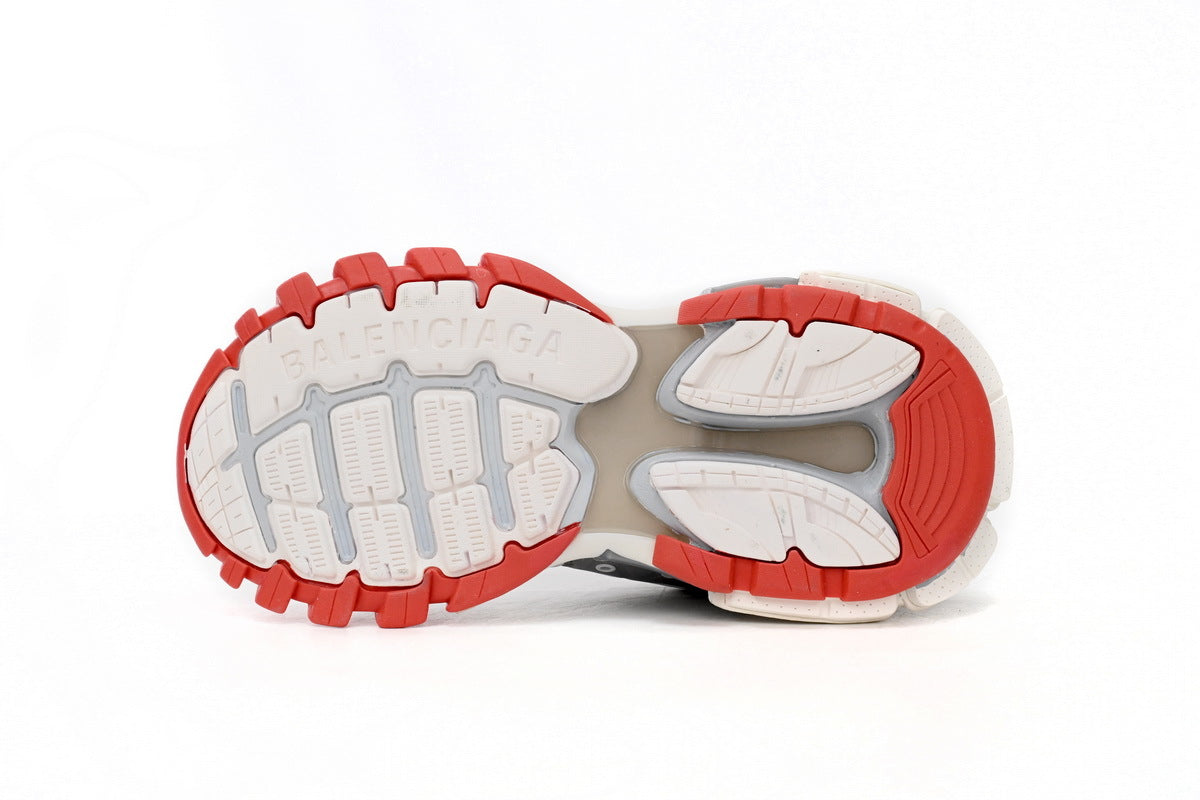 Balenciaga men's shoes Track Sneaker  balenciaga runners White and red