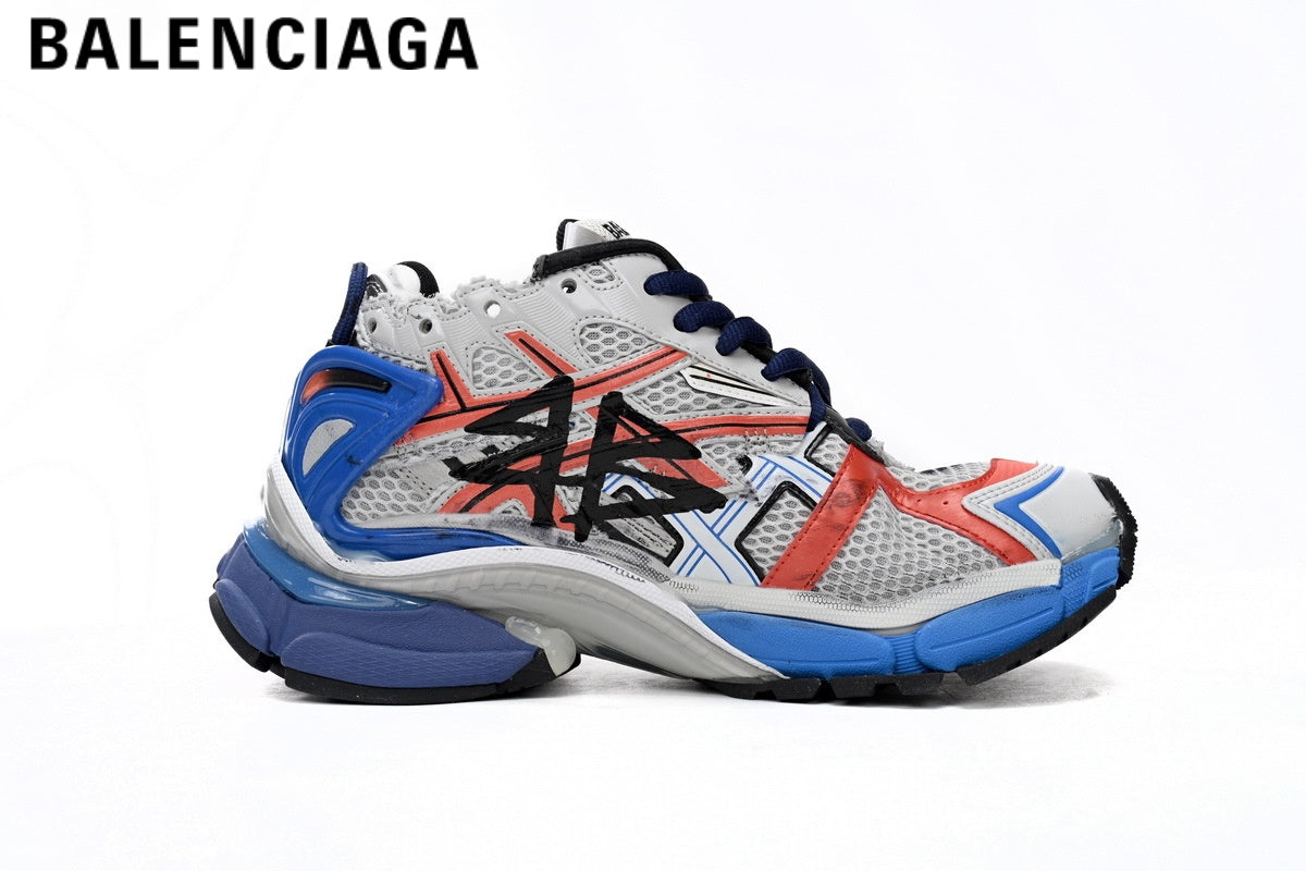 Balenciaga Runner Graffiti men's shoes  women sneakers ¡ª Multicolor