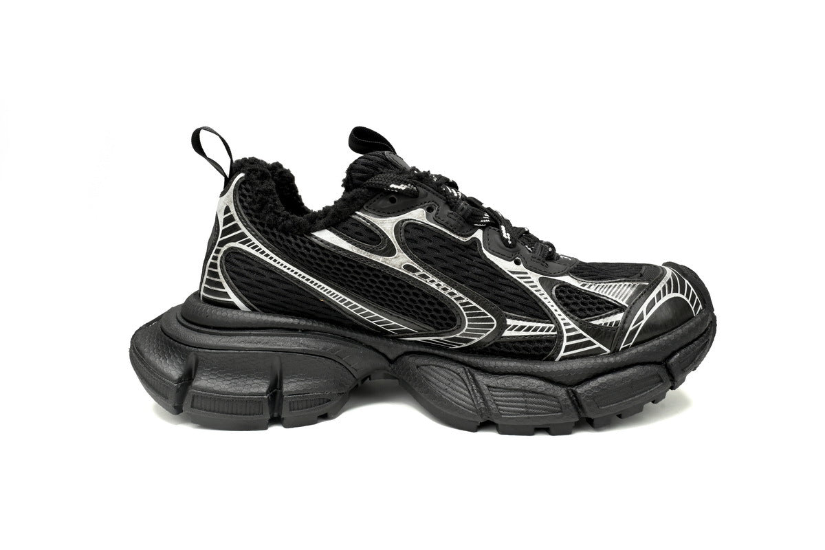 Balenciaga 3XL men's shoes Track Sneaker ¨C Low-Top Chunky Sole balenciaga runners black
