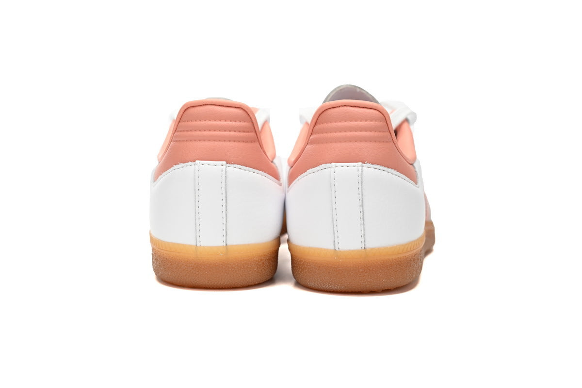 adidas samba  women's shoes  men's samba sneakers adidas samba  white/pink OG ¨C Classic Leather Sneakers