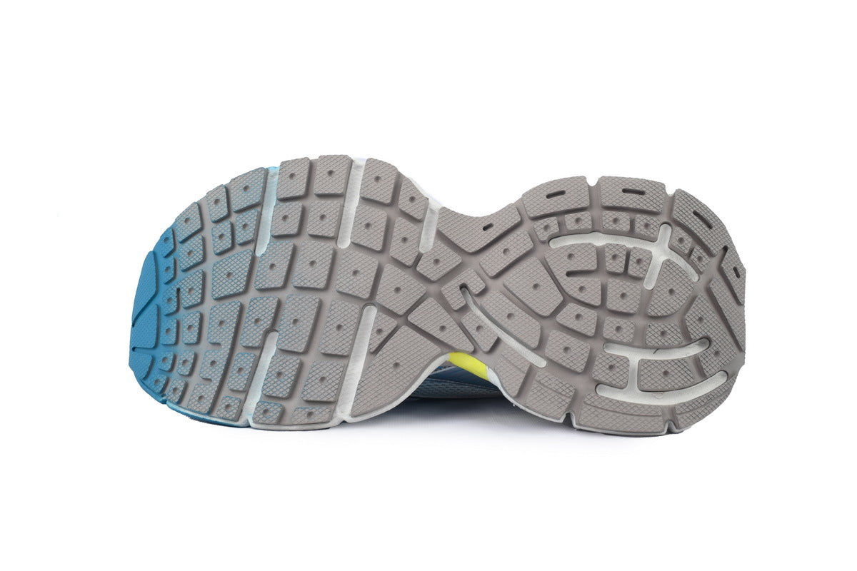 Balenciaga  men's shoes Track 3XL Sneaker ¨C Low-Top Chunky Sole runners Blue-to-yellow gradient