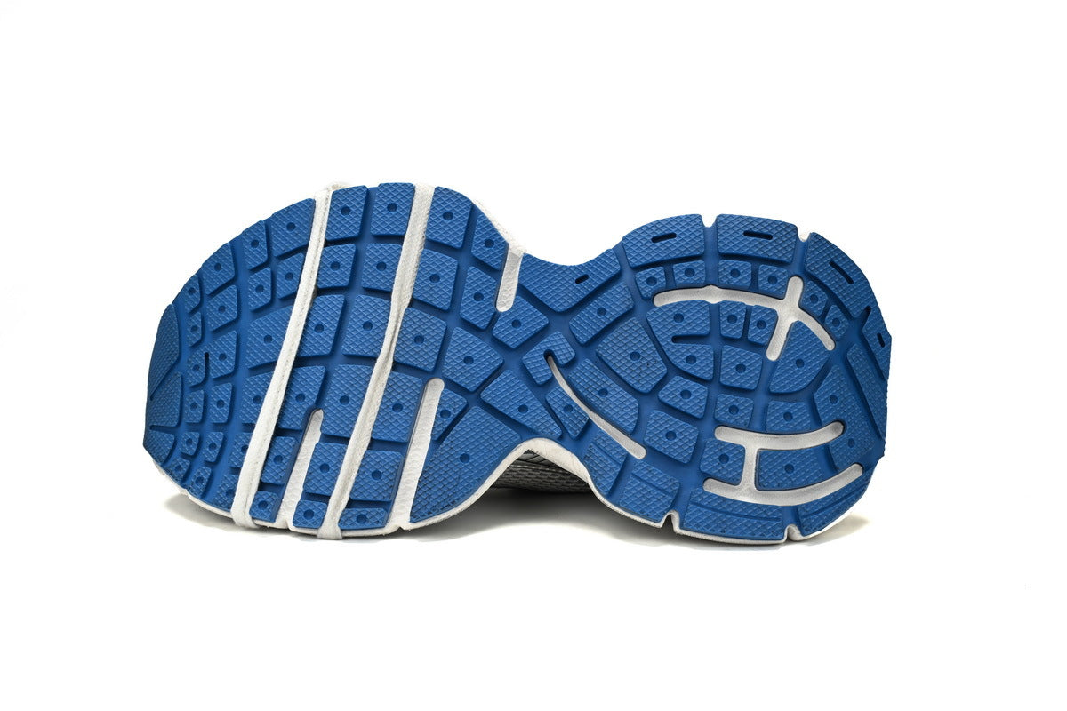 Balenciaga 3XL  men's shoes Track   Sneaker ¨C Low-Top Chunky Sole  balenciaga runners White and blue